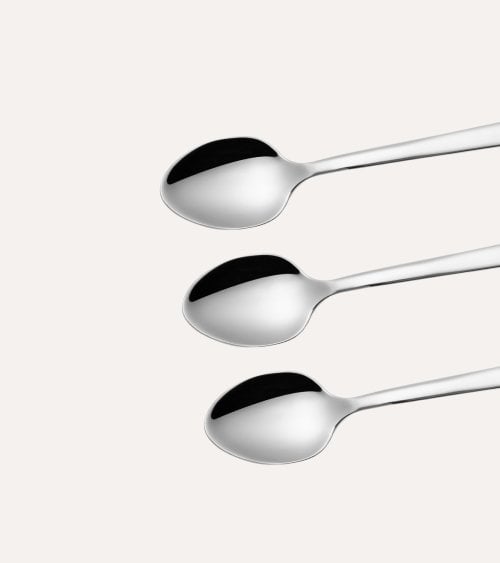 Set de 3 Cucharas de Café Chicago de Acero Inox 18/10