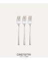 Set de 3 Tenedores de Entrantes Chicago de Acero Inox 18/10