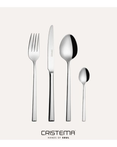 Set de 24 Cubiertos Chicago de Acero Inox 18/10