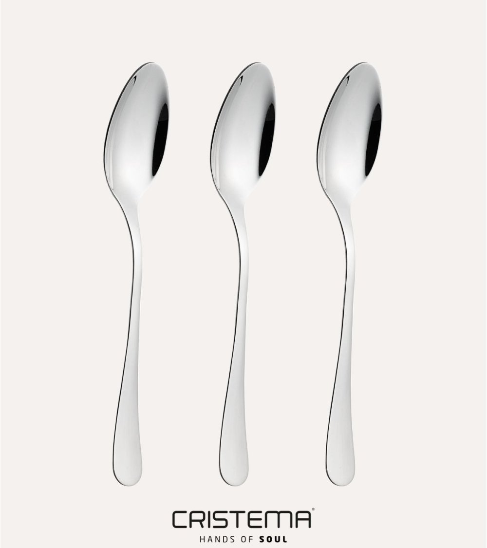 Set de 3 Cucharas de Mesa María de Acero Inox 18/10 Set de 3 Cucharas de Mesa María de Acero Inox 18/10