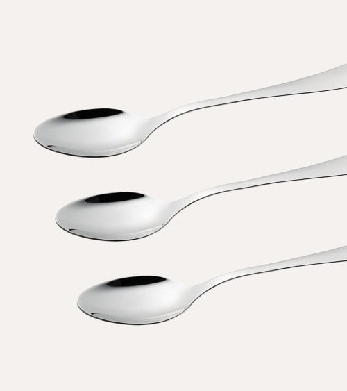 Set de 3 Cucharas de Café María de Acero Inox 18/10