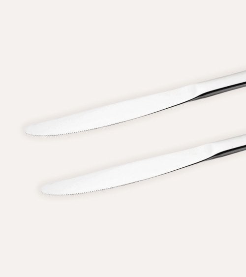 Set de 2 Cuchillos de Mesa María de Acero Inox 18/10