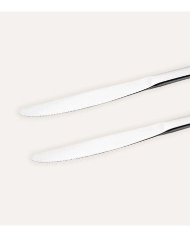 Set de 2 Cuchillos de Mesa María de Acero Inox 18/10