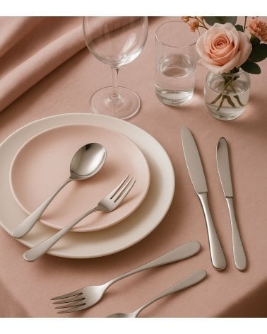 Set de 2 Cuchillos de Mesa María de Acero Inox 18/10