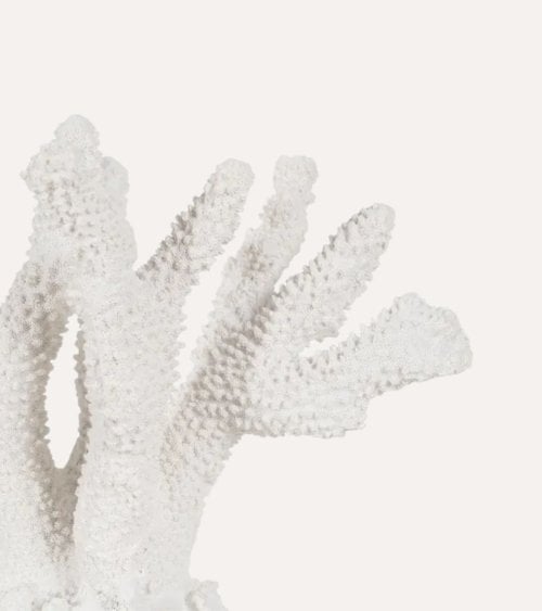 Figura Decorativa de Coral de Resina