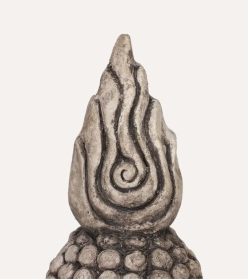 Escultura Cabeza de Buda de Fibra de Magnesio