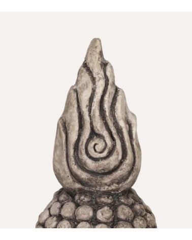 Escultura Cabeza de Buda de Fibra de Magnesio