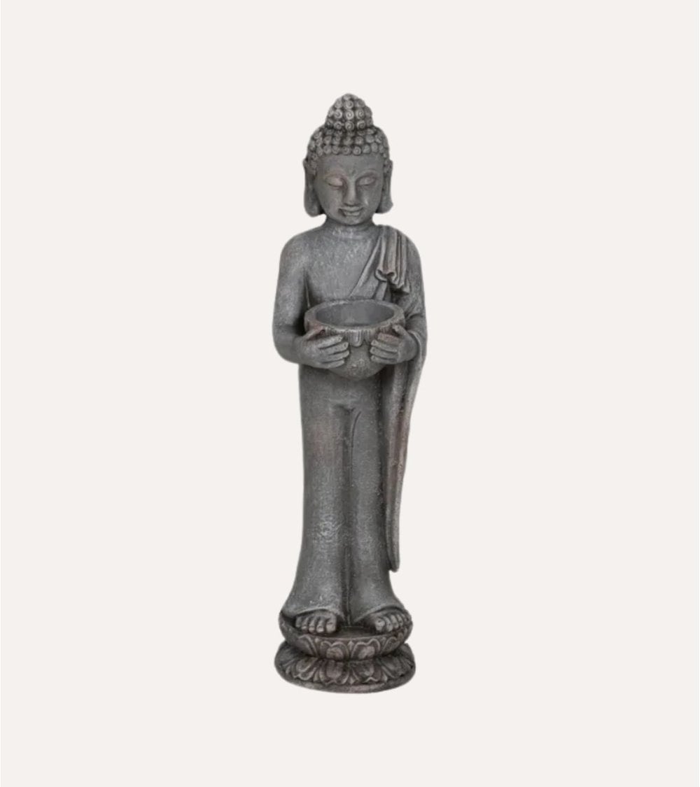 Escultura de Buda de Fibra de Magnesio