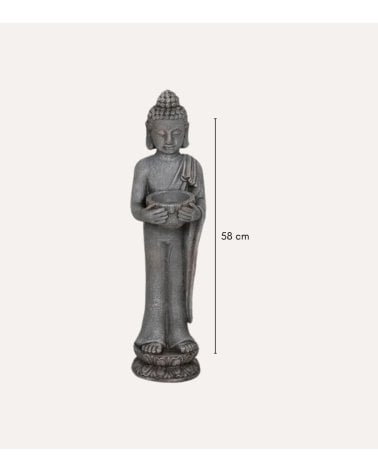 Escultura de Buda de Fibra de Magnesio