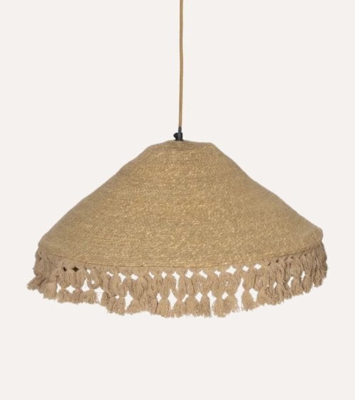 Lámpara Colgante Sun de Fibra Natural