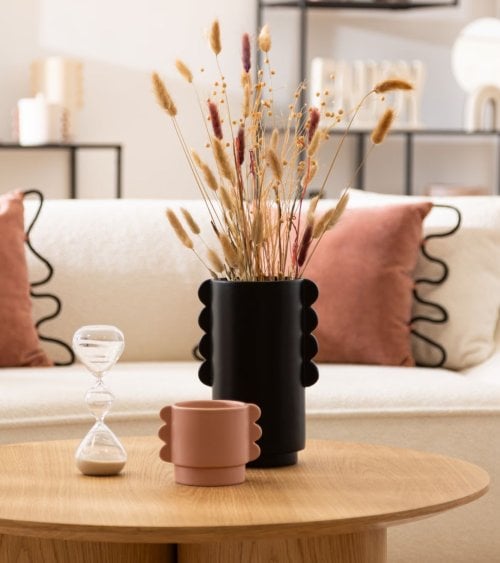 Jarrón Decorativo Hind de Cerámica