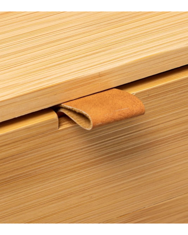 Caja de Almacenamiento 2 Cajones de Bambú