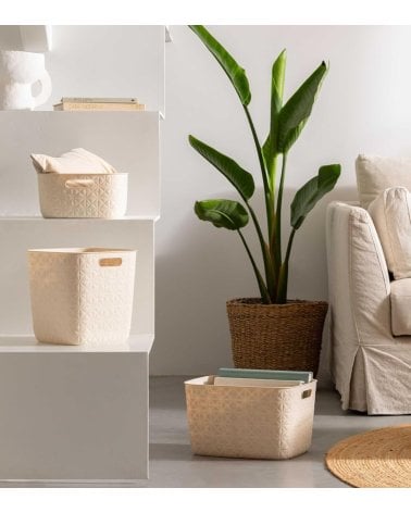 Cesta con Asas Softex de Plástico