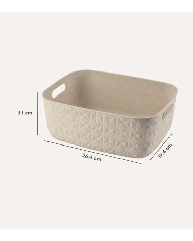 Cesta con Asas Softex de Plástico