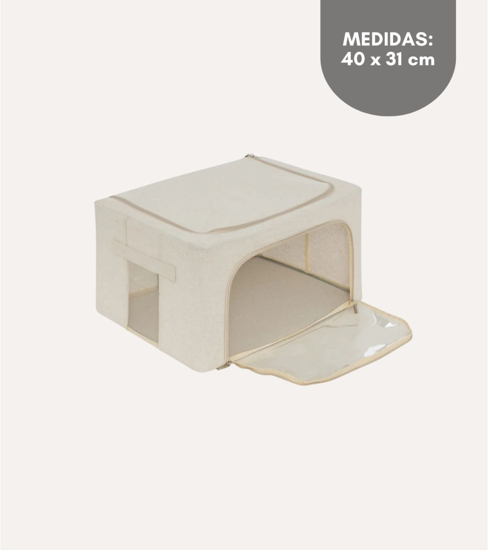 Funda de Almacenamiento de Doble Apertura Dressy de Poliester