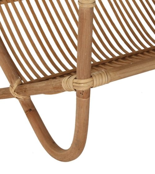 Mesa Auxiliar con Revistero en Ratán Natural-3