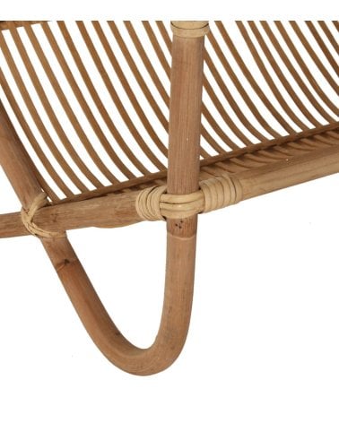 Mesa Auxiliar con Revistero en Ratán Natural-3