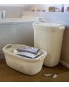 Cesta con Asas Knit de Plástico