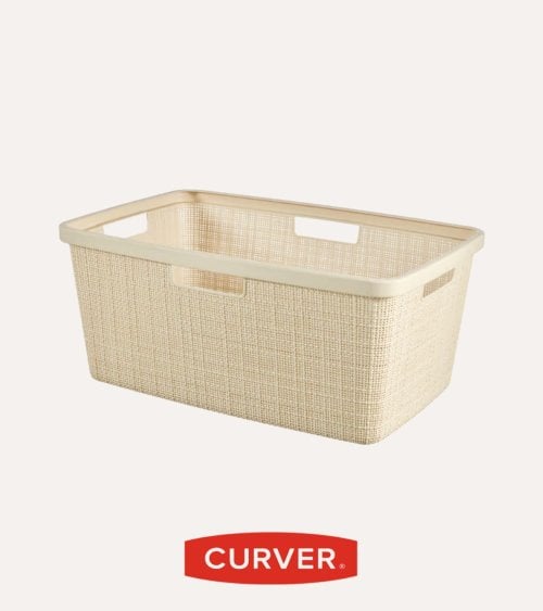 Cesta Jute para Colada de Plástico Reciclado