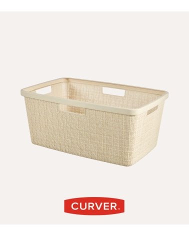 Cesta Jute para Colada de Plástico Reciclado