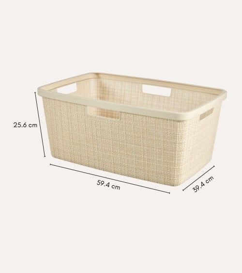 Cesta Jute para Colada de Plástico Reciclado