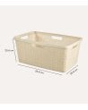 Cesta Jute para Colada de Plástico Reciclado