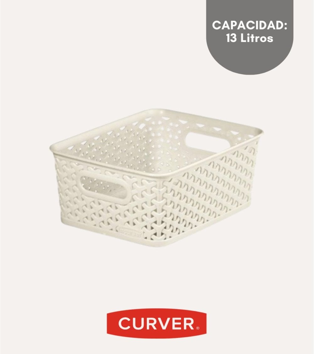 Cesta con Asas My Style de Plástico Reciclado