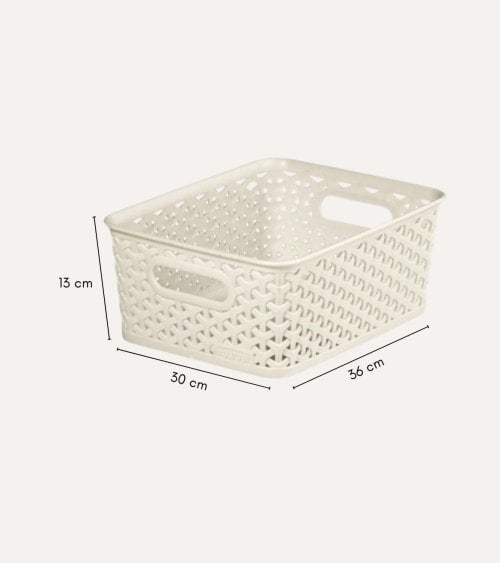 Cesta con Asas My Style de Plástico Reciclado