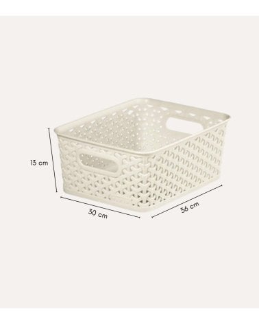 Cesta con Asas My Style de Plástico Reciclado