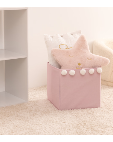 Cesta Plegable con Pompones Infantil de PP