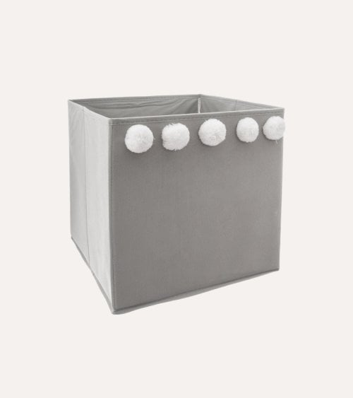 Cesta Plegable con Pompones Infantil de PP