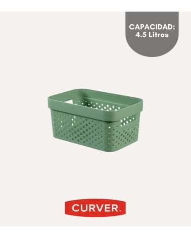 Cesta con Asas Infinity de Plástico Reciclado