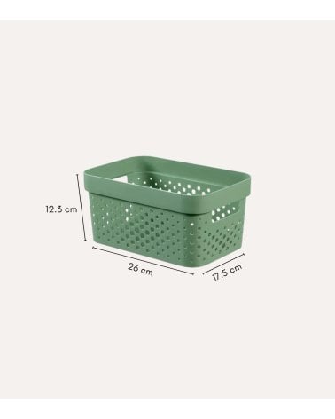 Cesta con Asas Infinity de Plástico Reciclado