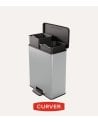 Cubo de Pedal Deco Bin 26 + 26 L de Plástico Reciclado