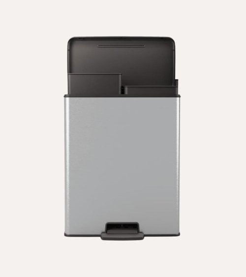 Cubo de Pedal Deco Bin 26 + 26 L de Plástico Reciclado