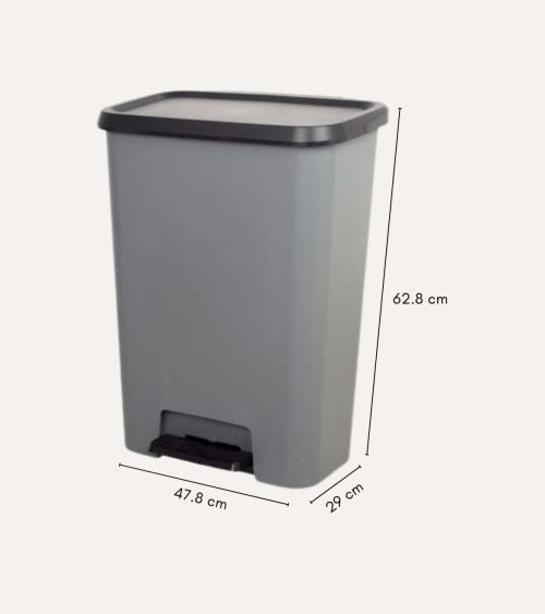 Cubo de Pedal Compatta de Plástico Reciclado