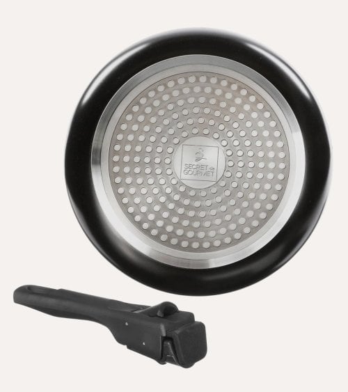 Set de 3 Cazos con Mango Extraíble de Aluminio