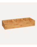 Organizador con Separadores Extraíbles Tidy Smart de Bambú