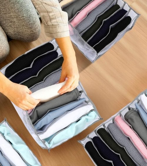 Organizador 9 Compartimentos Camisas de Tela
