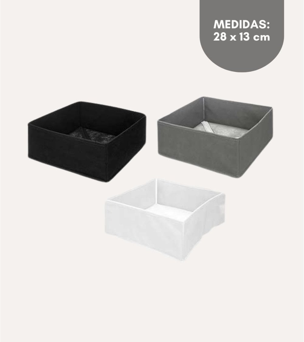Caja Plegable Organizadora de Tela