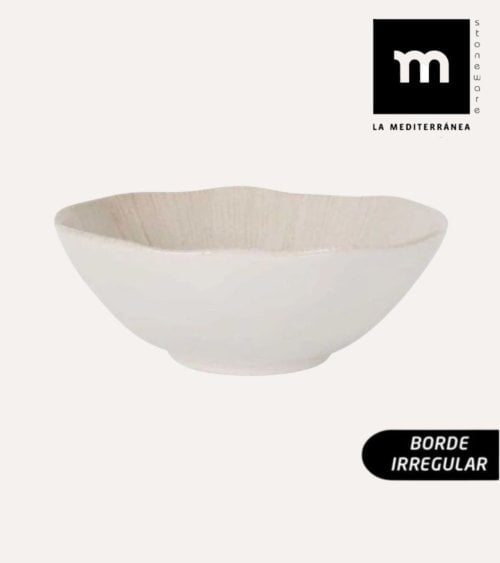 Cuenco Anya con Borde Irregular de Gres