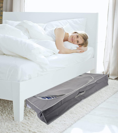 Bajo Cama con Cremallera de Poliester