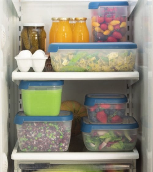 Fiambrera Hermética Cuadrada Baja Grand Chef de Plástico Reciclado