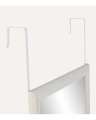 Espejo para Puerta con Marco de Acabado Madera Suave