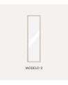 Espejo para Puerta con Marco de Acabado Madera Suave