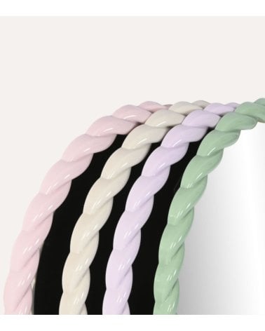 Espejo Circular Trendy de ABS y Cristal