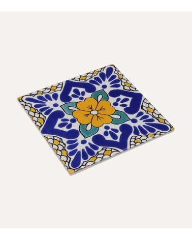 Salvamantel Cuadrado Azulejo de Cerámica