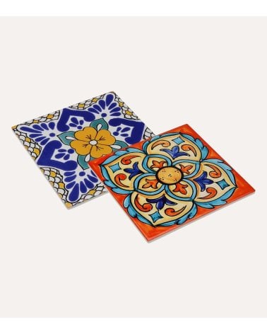 Salvamantel Cuadrado Azulejo de Cerámica