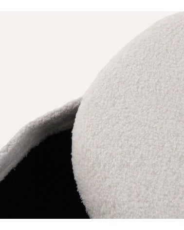 Puff de Almacenaje Teddy de MDF y Poliéster