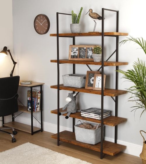 Estantería Estilo Industrial de 5 Niveles